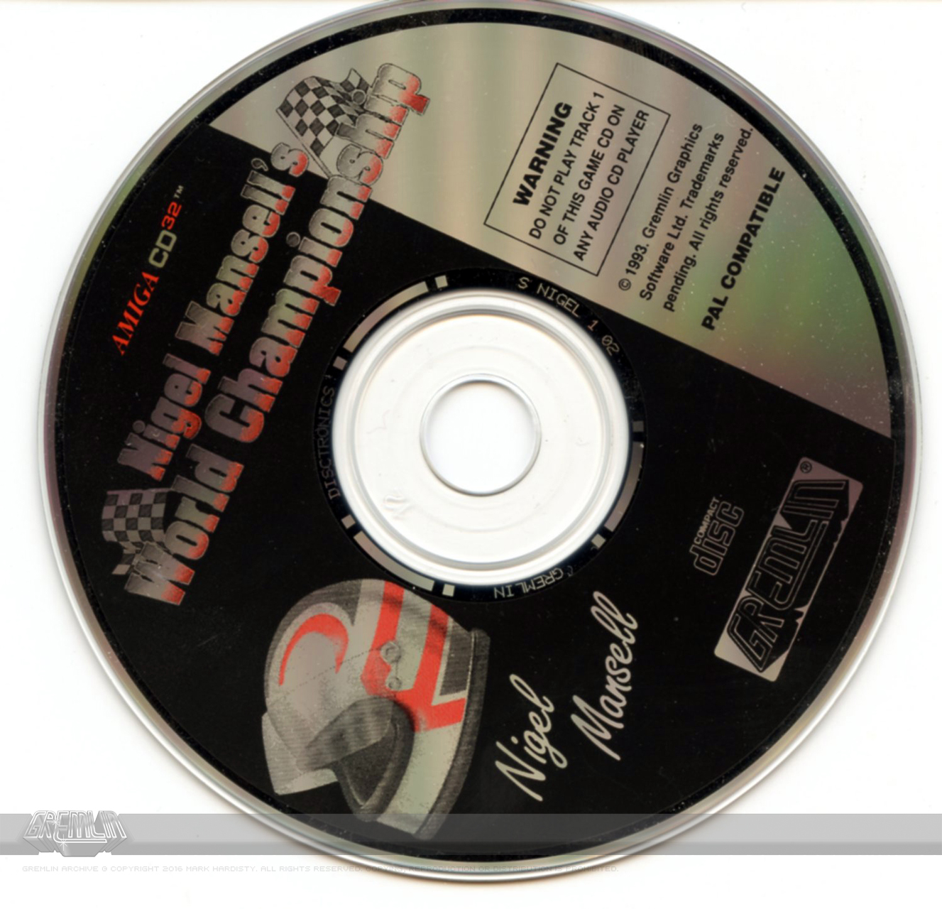 Nigel Mansell’s World Championship (CD32) CD-ROM