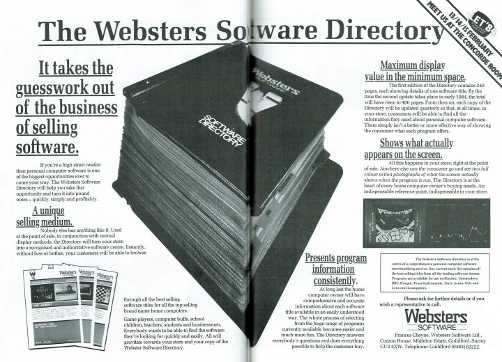 The Websters Software Directory