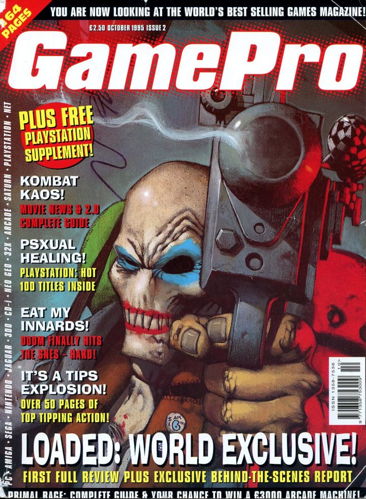 GamePro Magazine, October 1995. Loaded world exclusive!