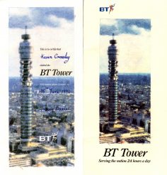 Actua Soccer – BT Tower Memento