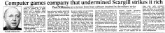 Gremlin Floatation – The Times – 1997 Newspaper Article