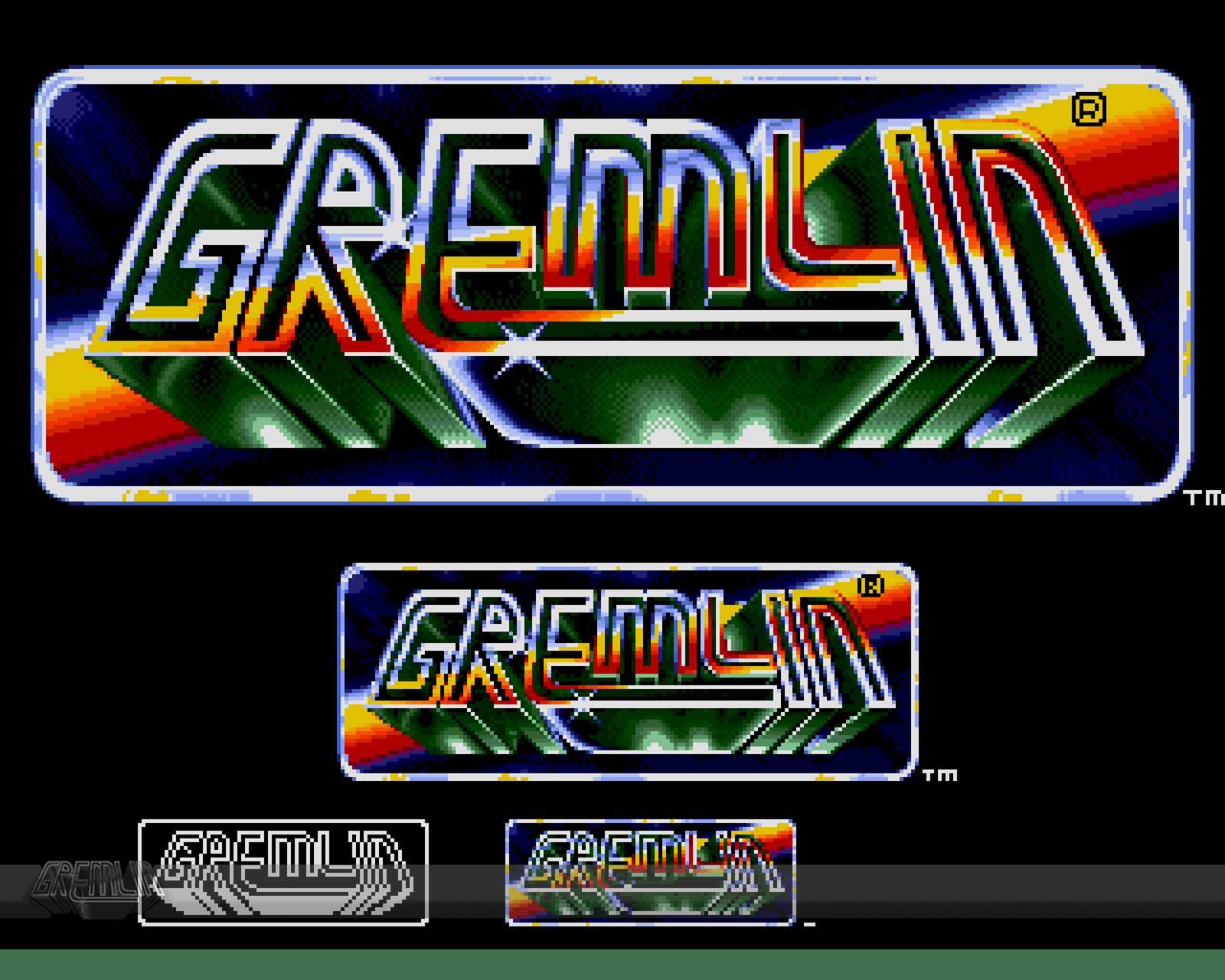 Commodore Amiga Gremlin Logos