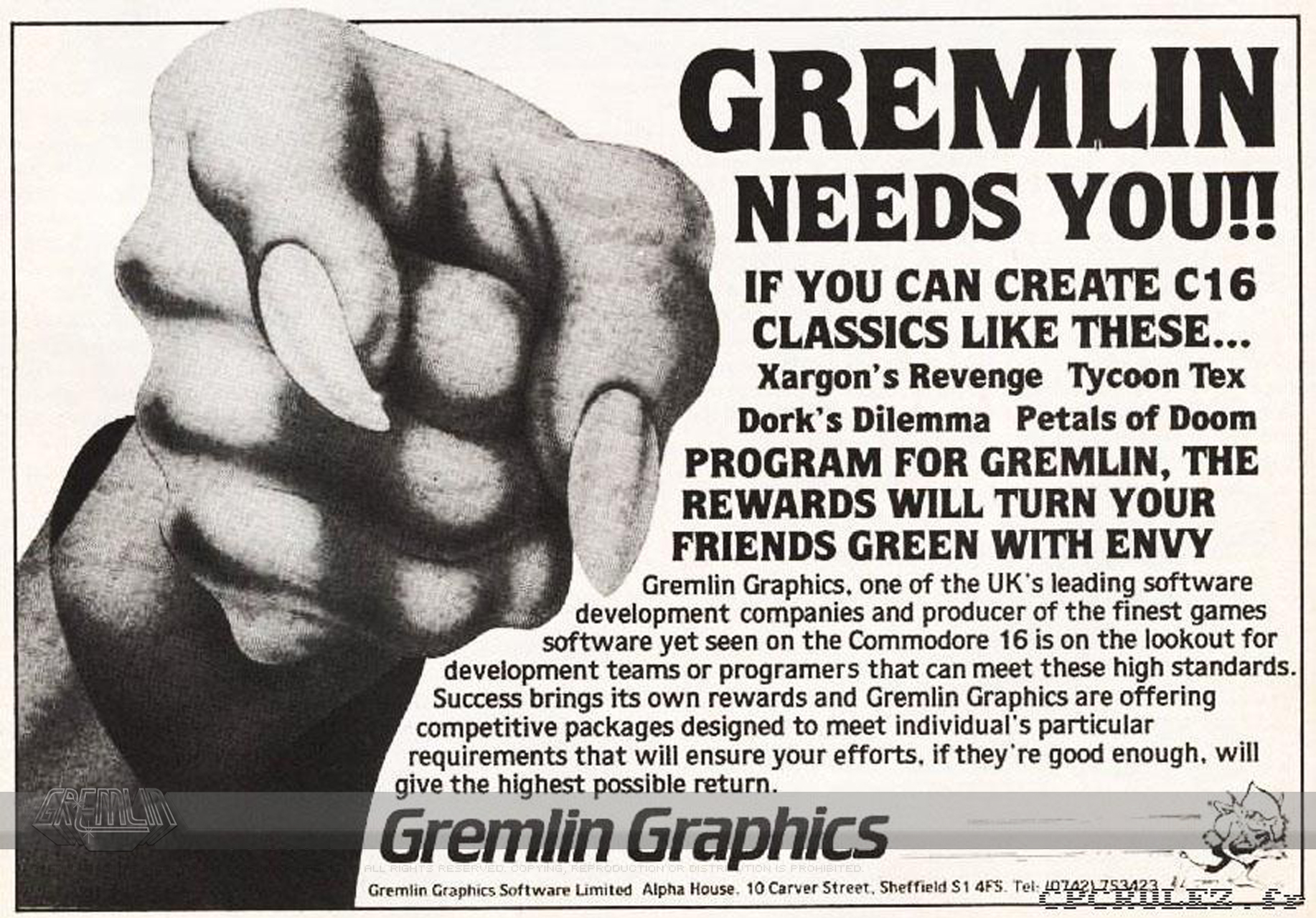 Gremlin needs You!