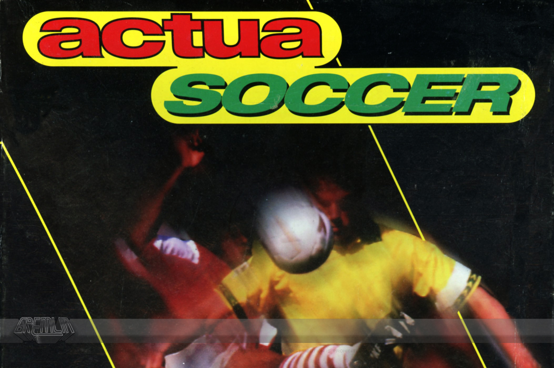 Actua Football – Development Schedule (1994)