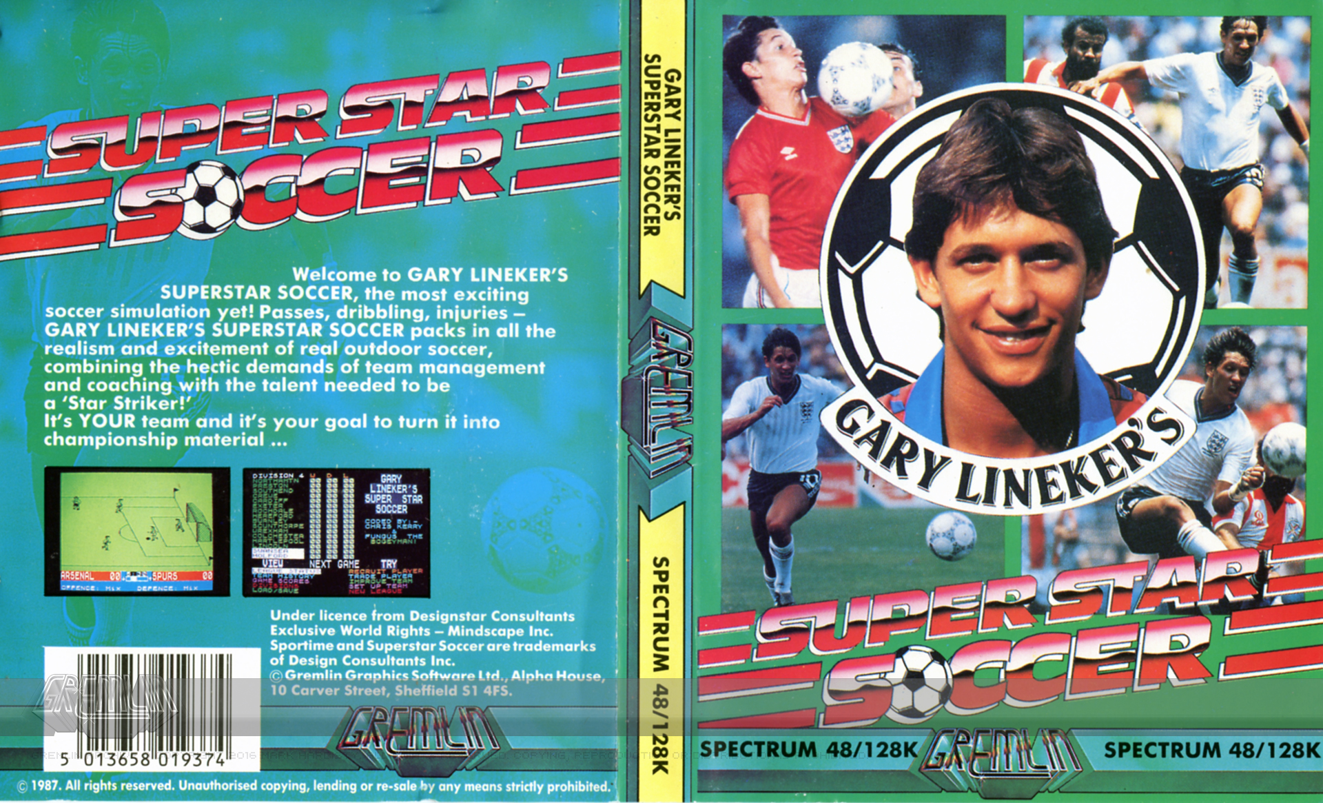 Gary Lineker’s Superstar Soccer