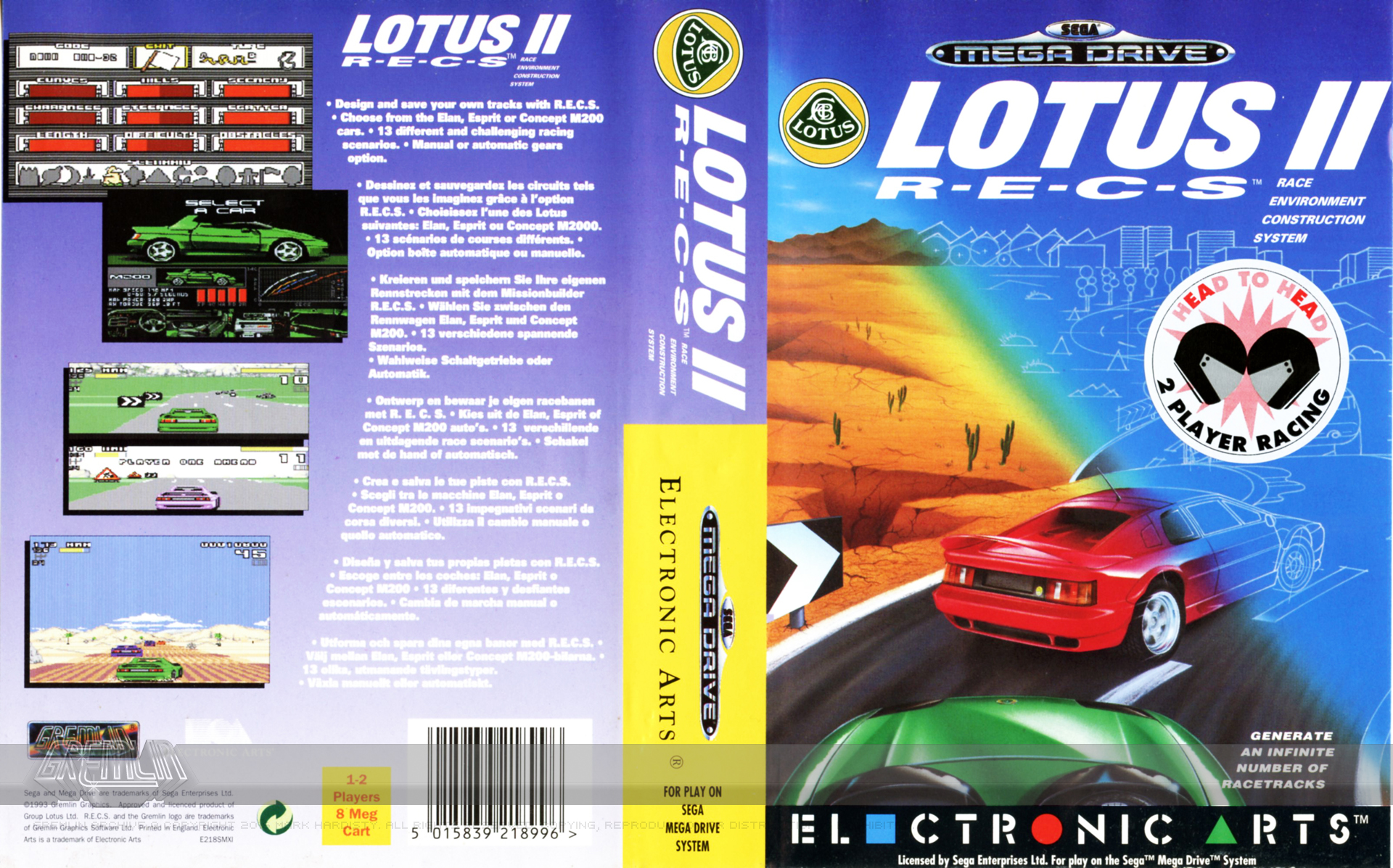 Lotus II: RECS (Megadrive)