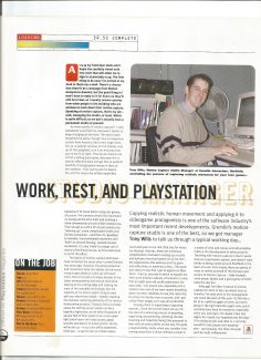 Tony Wills (Official Playstation Magazine, April 1988)